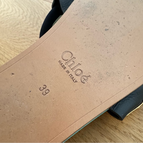 Chloé Embellished Neoprene Slides, EU39 - Picture 11 of 13